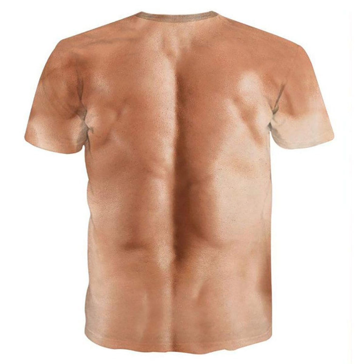 Funny Men's 3D Muscle Tattoo AOP Shirt, Muscle Six Pack Abs T-Shirt, Funny Men Gag Gift 686659 WFD