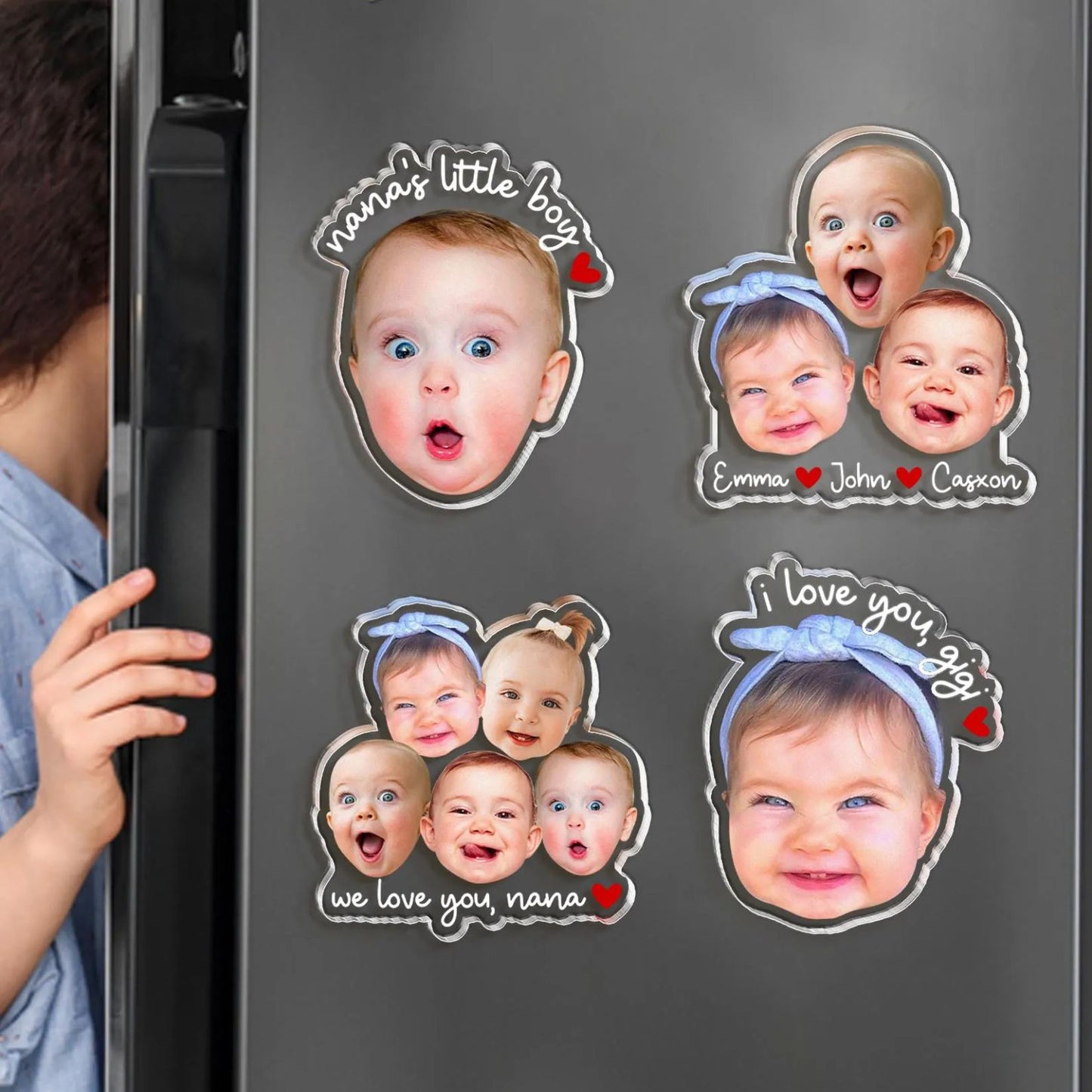 Personalized Baby Face Photo Magnet | Custom Photo Fridge Magnet | Mother's Day Gifts 684922