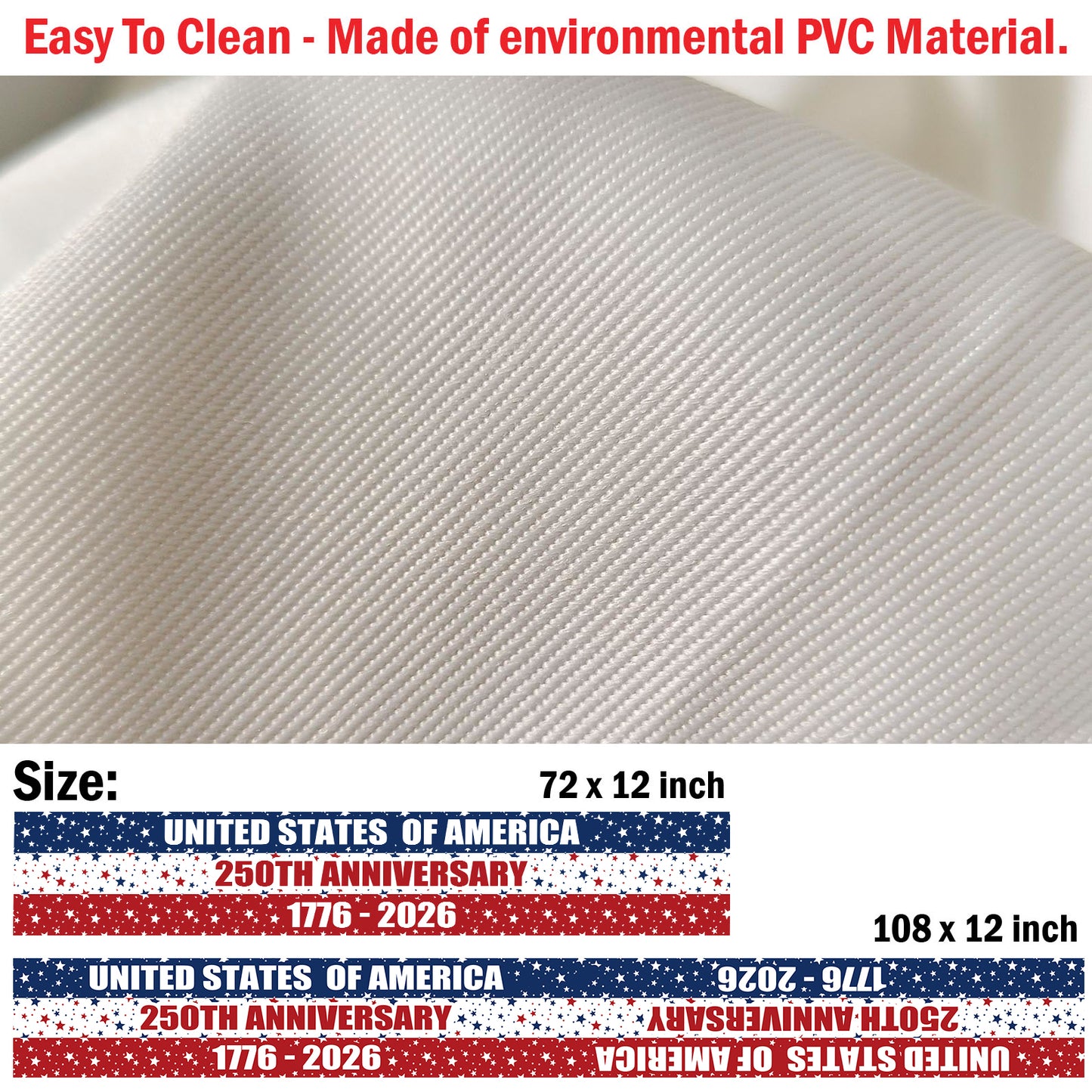 250 Year Celebration Table Runner | America 250th Anniversary Patriotic Home Decor | Independence Day Table Decoration 683643