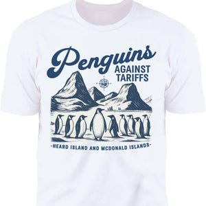 Penguins Against Tariffs Shirt – Funny 8647 Anti Trump Shirt, Resist Penguins Tariff Protest Bright T-Shirt, Anti MAGA Political Tee 682193