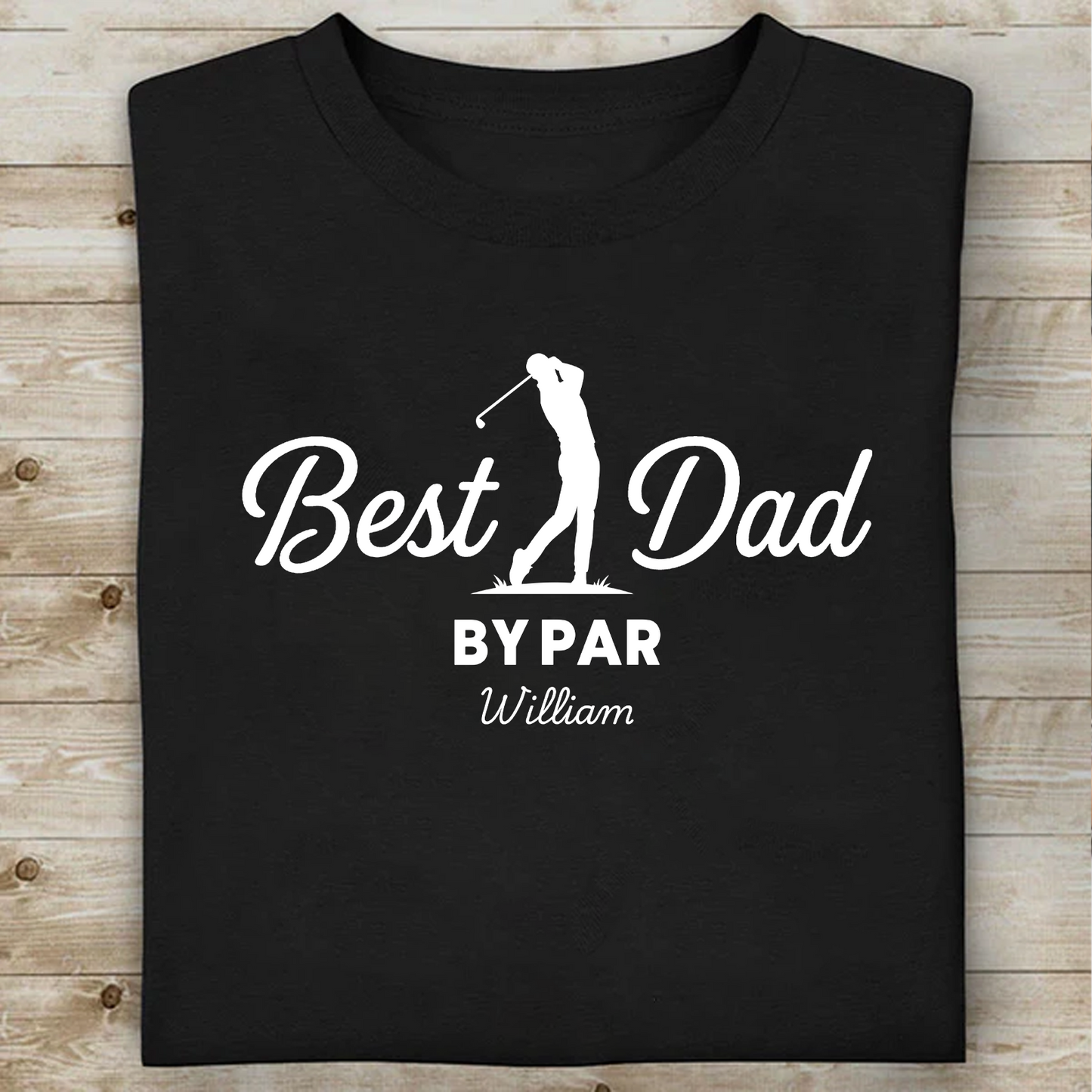 Personalized Best Dad By Par Shirt, Funny Golfer Dad Tee, Father’s Day Gift For Dad 685000