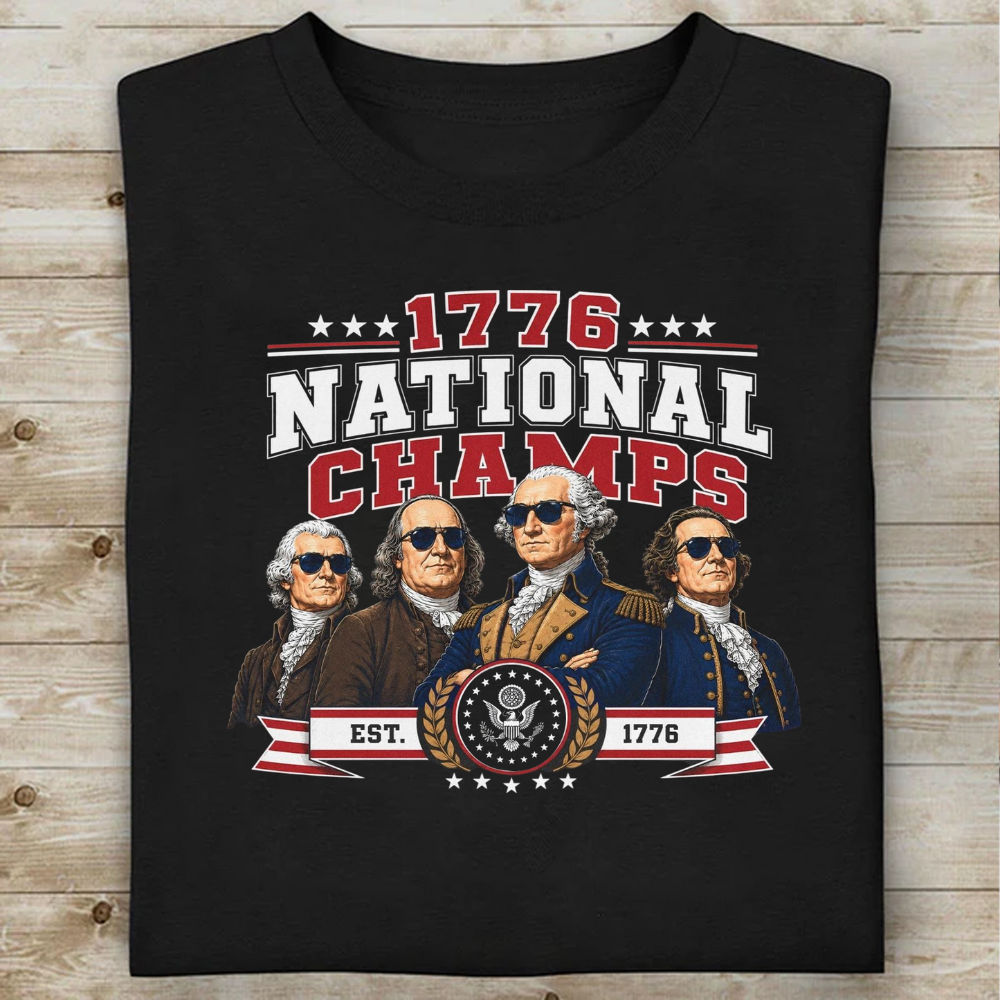 1776 National Champs Shirt, Vintage USA 250th Anniversary Tee, Patriotic 4th Of July Gift 685219