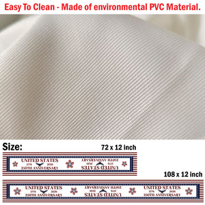 250 Year Celebration Table Runner | America 250th Anniversary Patriotic Decor | 1776–2026 Table Decoration 683626