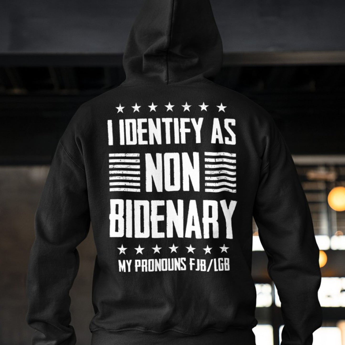 I Identify As Non Bidenary Tees | Anti Biden Shirt | Gift for Dad, Birthday Gift C1021 - GOP