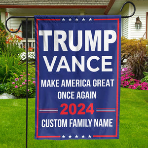 Trump Vance 2024 Make America Great Once Again Flag | Trump 2024 Flag | JD Vance Flag | Trump Supporters Garden Flag House Flag T1182 - GOP
