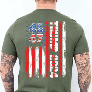 Trump 2024 Shirt | Political Shirt 2024 | Trump Supporters Backside Shirt Dark T1215 - GOP
