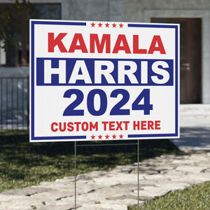Kamala Harris 2024 Yard Sign | Election 2024 Yard Sign | Democrat Yard Sign T1263 - KH2