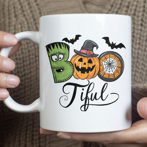 Bootiful Mug, Funny Halloween Mug, Fall Halloween Season Mug, Halloween Mug T1316