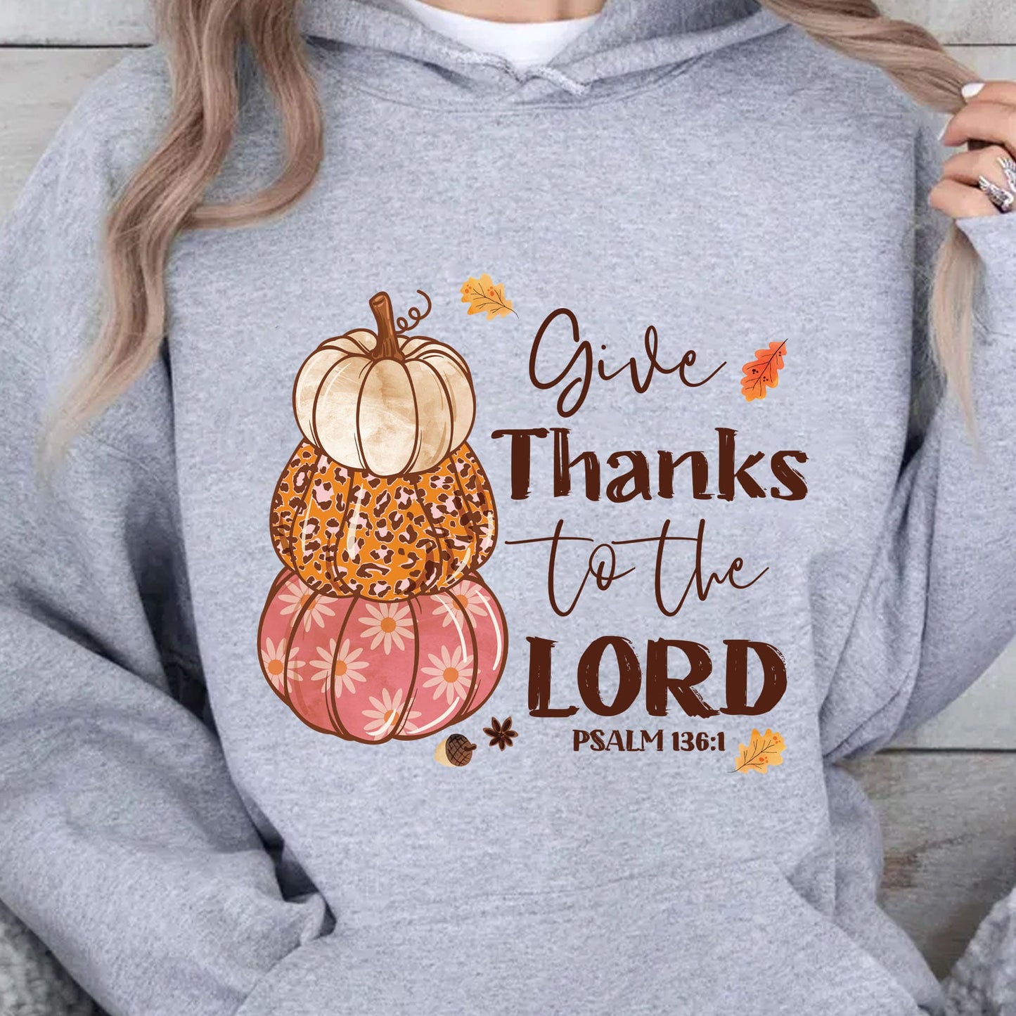 Give Thanks To The Lord Shirt, Fall Season Shirt, Fall Autumn Shirt, Halloween Shirt, Halloween Sweatshirt T1342