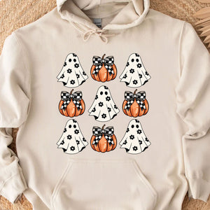 Ghosts And Pumpkins Shirt, Cute Halloween Shirt, Halloween Shirt, Halloween Sweatshirt T1349