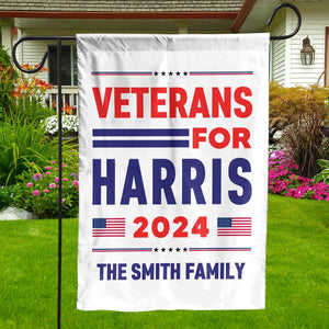 Custom Job For Harris 2024 Flag | Kamala Harris 2024 Flag | Democrat Garden Flag House Flag T1445 - KH2