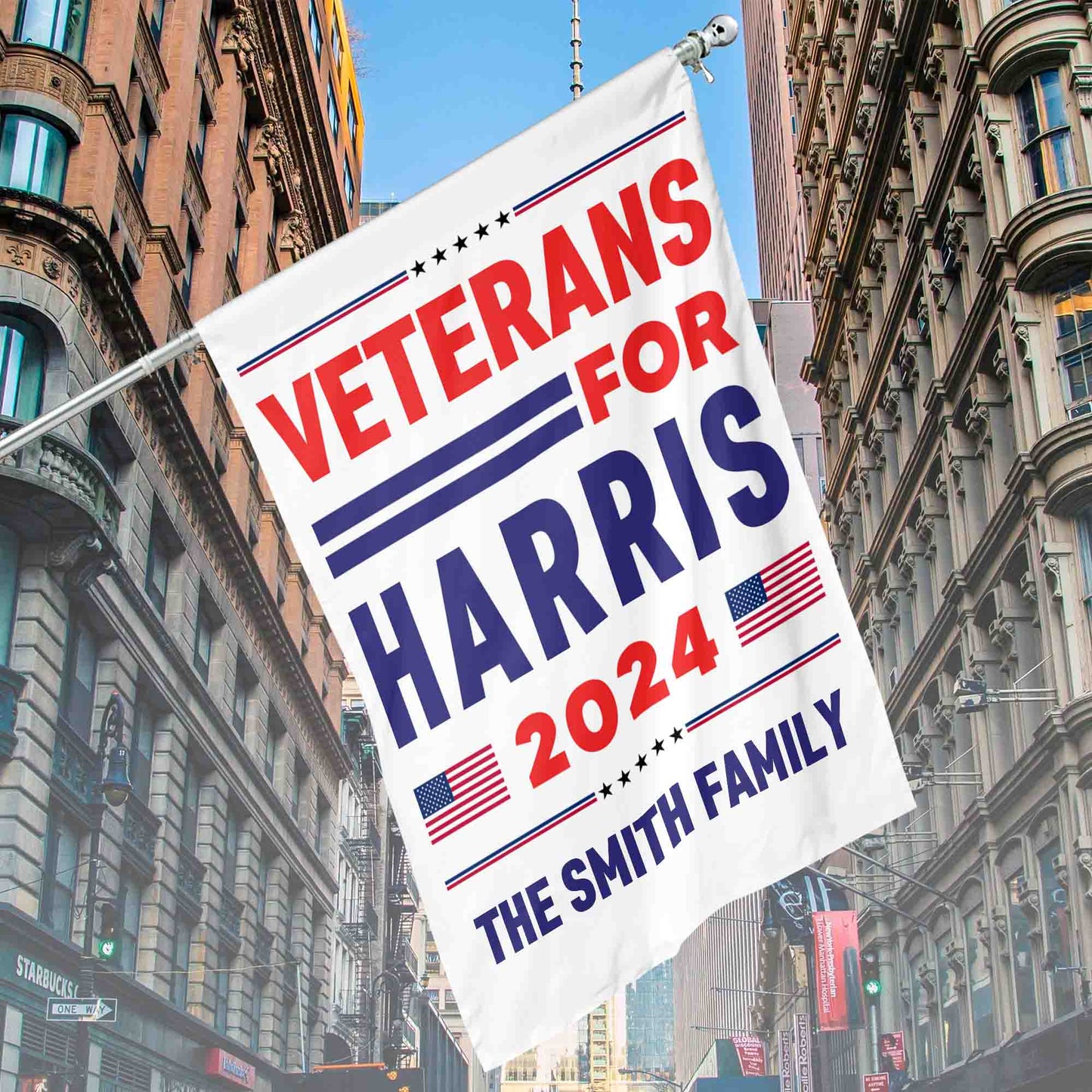 Custom Job For Harris 2024 Flag | Kamala Harris 2024 Flag | Democrat Garden Flag House Flag T1445 - KH2