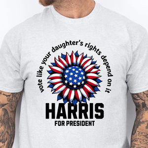 Kamala Harris Vote For Women Rights Shirt | Kamala Harris 2024 Shirt | Democrat Shirt Bright T1449 - KH2