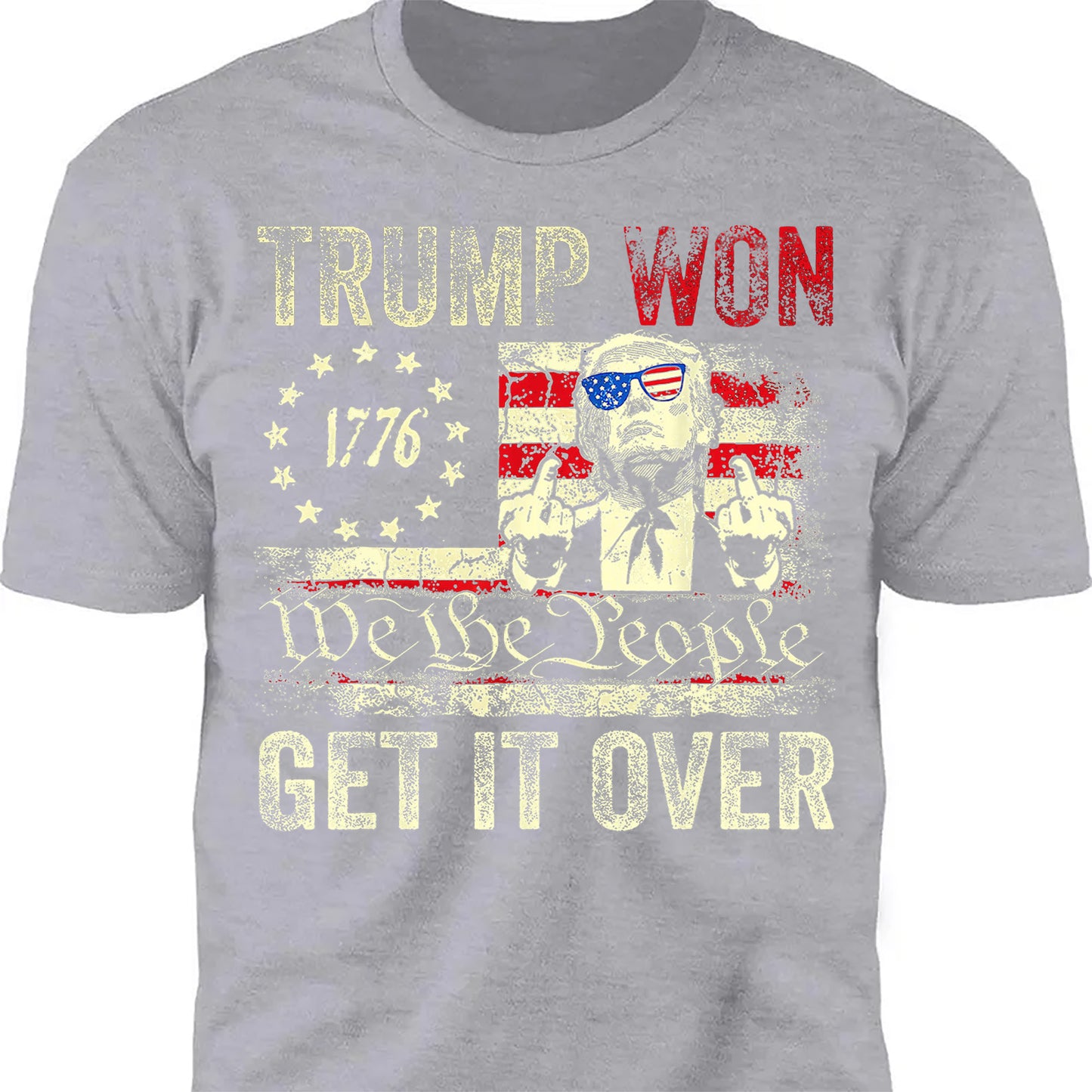 Trump We Won, Funny Trump Winning Election Shirt, Trump 47th President Shirt Dark T1723 - GOP