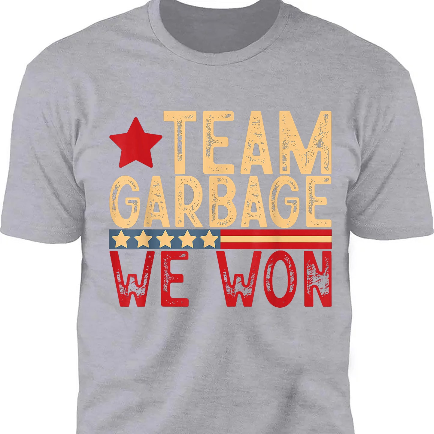 Team Garbage We Won, Team Garbage For Trump 2024 Shirt, Trump 47th President Shirt Dark T1724 - GOP