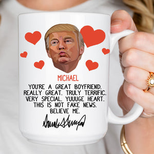 You're Great Husband Really Great, Funny Trump Coffee Mug, Valentine Gifts For Husband Boyfriend Wife Girlfriend 681810 - GOP