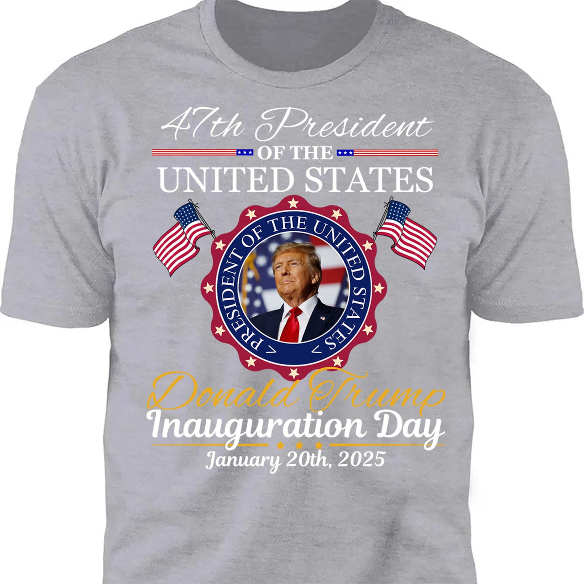 Inauguration Day Shirt, President Trump 47th Tee, Political Shirt Dark 681879 - GOP