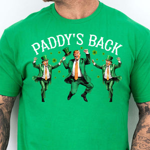 Paddy's Back, Irish Festival, St Patricks Day Shirt, Funny Trump Irish Bright Shirt 681983