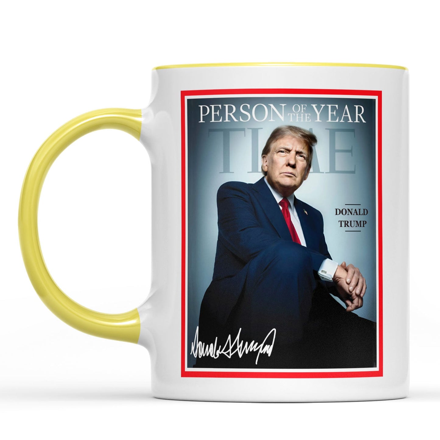President Trump Person of the Year, Trump Mug Accent Mug, Donald Trump Homage Mug 681893 - GOP