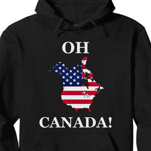 Political Oh Canada Shirt, Canada America's 51st State Shirt 681959 - GOP