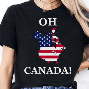 Political Oh Canada Shirt, Canada America's 51st State Shirt 681959 - GOP