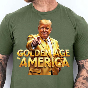 Trump Golden Age of America Shirt, Trump Golden Shirt, Republican Dark Shirt 681988 - GOP