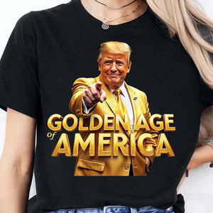 Trump Golden Age of America Shirt, Trump Golden Shirt, Republican Dark Shirt 681988 - GOP