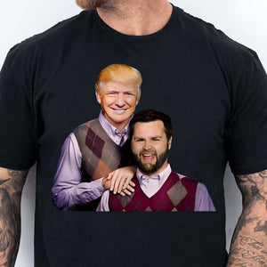 Trump Vance Brothers Shirt, Funny Parody Trump J.D Vance Bros Shirt, Trump 47th President Dark Shirt 682006 - GOP