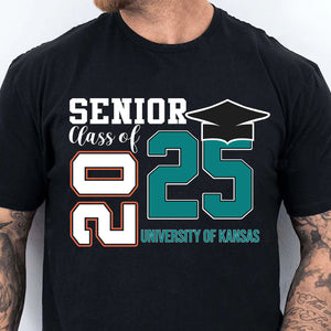Senior Class of 25, Graduation Dark Shirt Design, Class Of 2025, Graduation 2025 682040