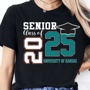 Senior Class of 25, Graduation Dark Shirt Design, Class Of 2025, Graduation 2025 682040