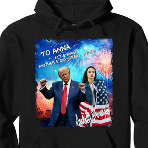 My Mom With Donald Trump Custom Photo Shirt, Mother's Day Shirt, Mother's Day Gifts, Trump 2025 Shirt 682049 - GOP