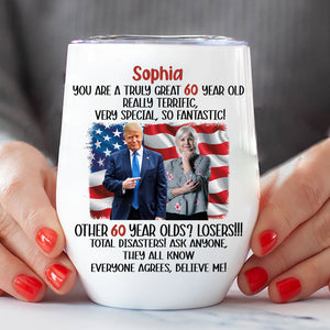 You're A Truly Great Custom Name and Photo Tumbler, Personalized Custom 12oz Wine Tumbler, Gift For Mom, Gift For Wife 682054 - GOP