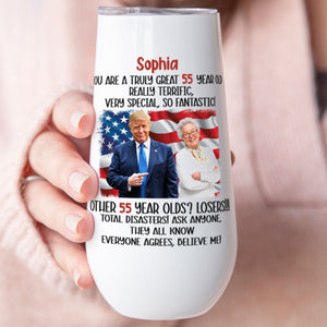 You're A Truly Great Custom Name and Photo Curved 6oz Tumbler, Personalized Champagne Tumbler, Gift For Mom, Gift For Wife 682054 - GOP