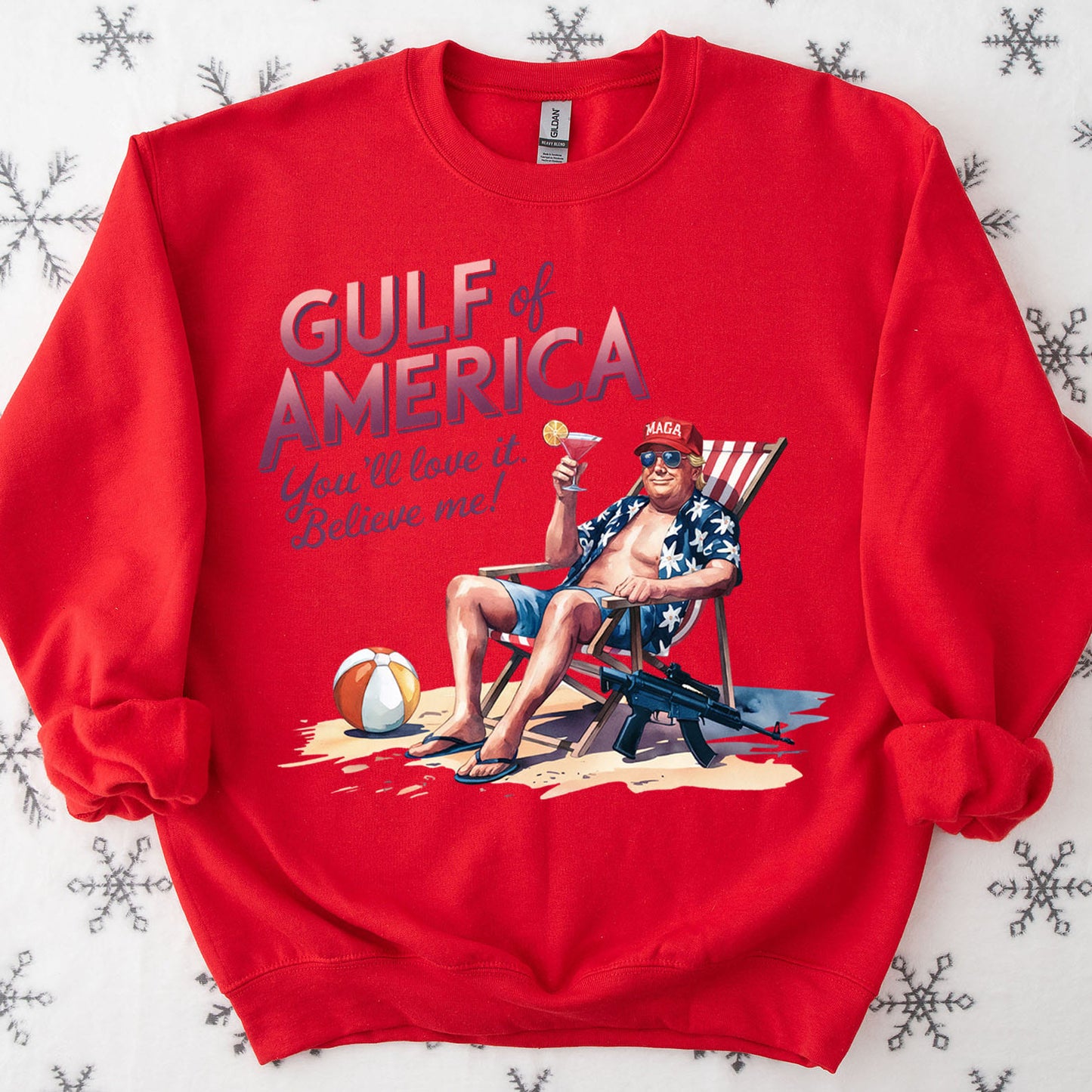 Trump Gulf of America, Humorous Trump Sweatshirt, Trump President Funny Bright Shirt 682063 - GOP