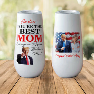 You're The Best Mom Custom Name and Photo Curved 6oz Tumbler, Personalized Champagne Tumbler, Gift For Mom, Gift For Wife 682092 - GOP