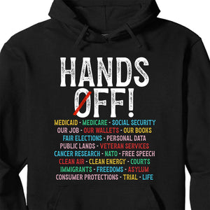 Hands Off Protest Shirt, Political Activism Tee, Politic Environmental Rights, 8647 Anti Trump Dark Shirt 682167