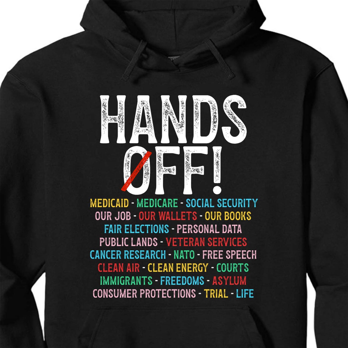 Hands Off Protest Shirt, Political Activism Tee, Politic Environmental Rights, 8647 Anti Trump Dark Shirt 682167