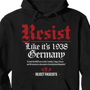 Resist Like It's 1938 Shirt, 8647 Anti-Fascist Trump Protest Tee, Political Dark Shirt 682170