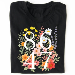 Retro 8647 Anti Trump Shirt, Anti Republican Fascism Tee, Liberal Resist Dark Shirt 682171