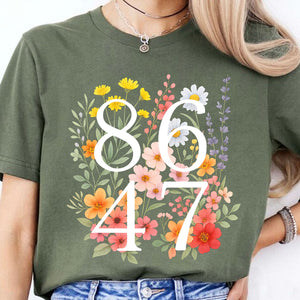 Retro 8647 Anti Trump Shirt, Anti Republican Fascism Tee, Liberal Resist Dark Shirt 682171