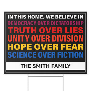 Personalized 8647 Anti Trump Resistance Sign, Custom Political Protest Yard Sign, Bold Anti Trump Message Yard Sign 682179