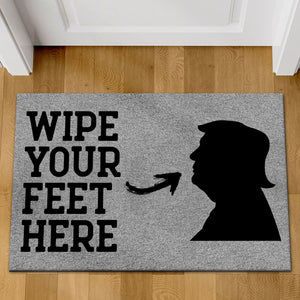 Wipe Your Feet Here Doormat, 8647 Anti Trump Welcome Mat, Political Protest Doormat 682214