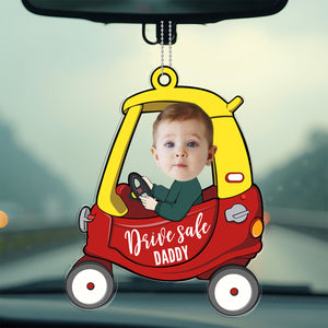 Personalized Custom Kid Photo Car Decor, Custom Acrylic Car Hanger, Special Gift for Father's Day, Gift for Dad, Gift for Husband 682256