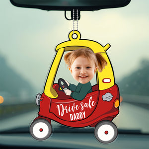 Personalized Custom Kid Photo Car Decor, Custom Acrylic Car Hanger, Special Gift for Father's Day, Gift for Dad, Gift for Husband 682256