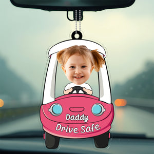 Personalized Custom Kid Photo Car Decor, Custom Acrylic Car Hanger, Special Gift for Father's Day, Gift for Dad, Gift for Husband 682290