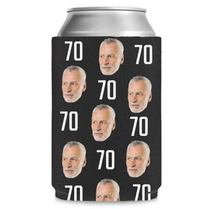 Personalized Portrait Photo Can Cooler | Custom Photo Face Can Holder | Gift for Family | Father's Day, Mother's Day Gift 682411