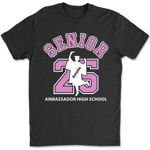 Custom Senior 25 Shirt, Personalized Custom Name Graduation Shirt, Graduation 2025 Gift Shirt Dark 682630