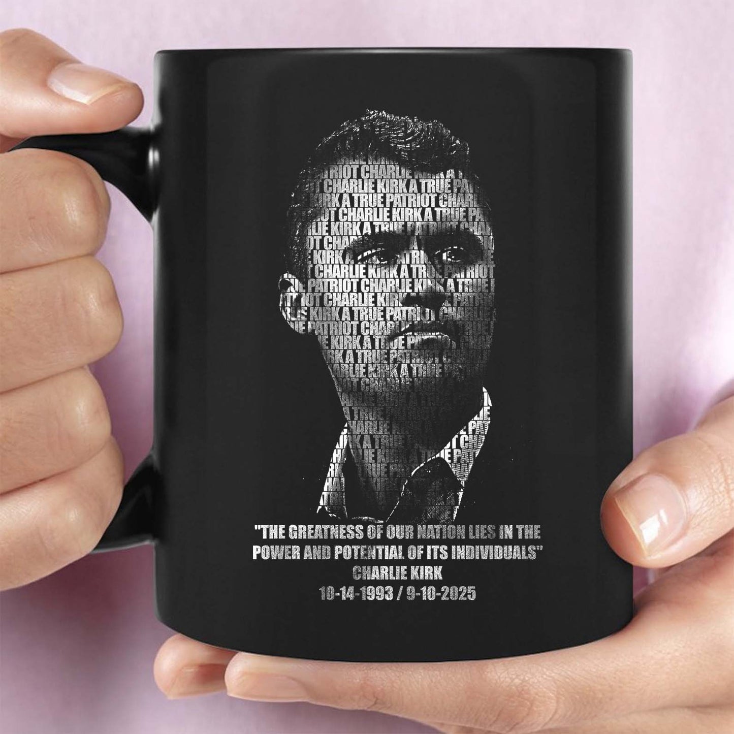 Charlie Kirk Memorial Mug | RIP Charlie Kirk Mug | A True Patriot Charlie Kirk Mug | America Freedom 682830