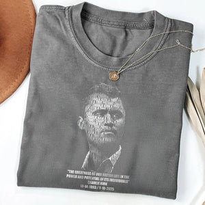 Charlie Kirk Memorial Comfort Colors Shirt | RIP Charlie Kirk Comfort Colors Shirt | A True Patriot Charlie Kirk Tee | America Freedom 682830