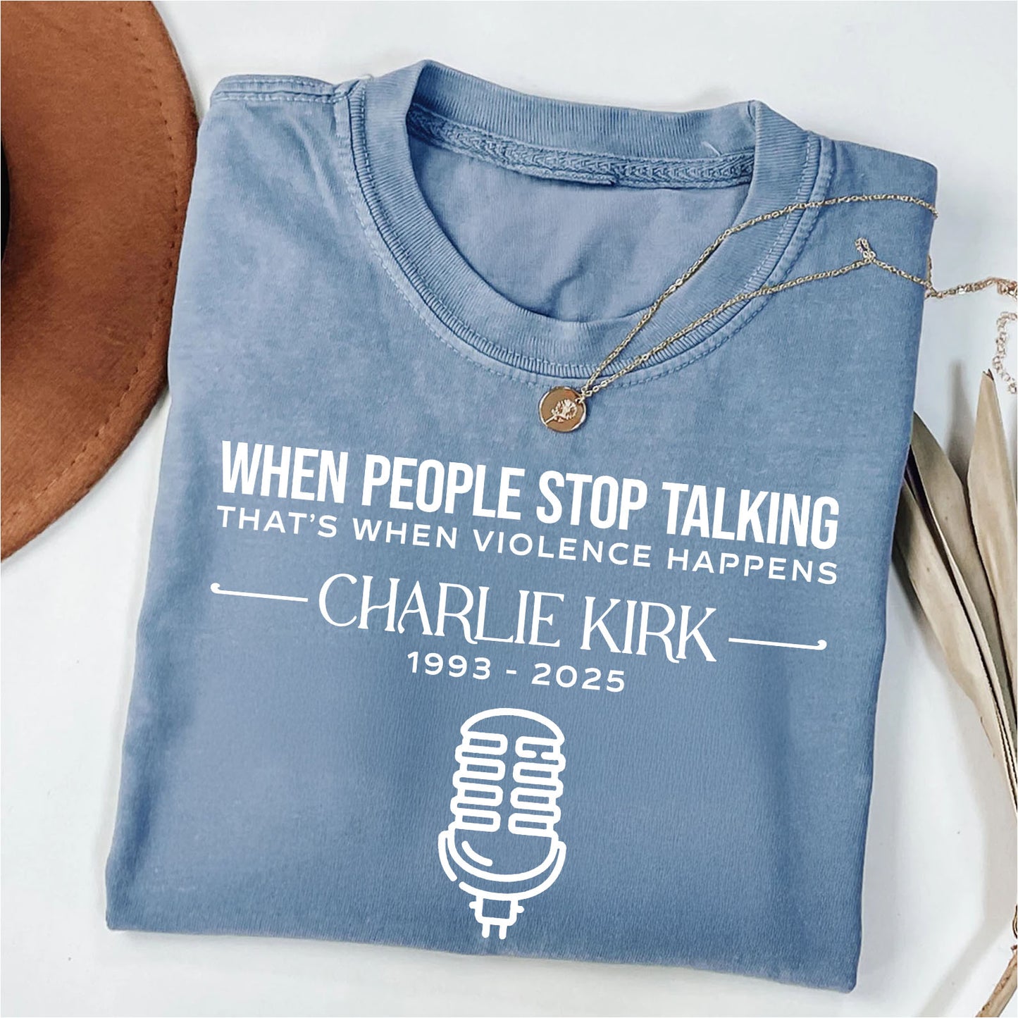 Charlie Kirk Memorial Comfort Colors Shirt | RIP Charlie Kirk Tee | Motivational Free Speech Comfort Colors Shirt | Justice For Charlie Kirk Shirt 682837
